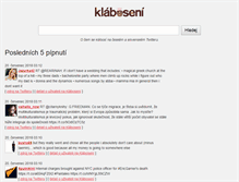 Tablet Screenshot of klaboseni.cz